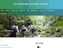 Tablet Screenshot of baybushwalkers.org.au
